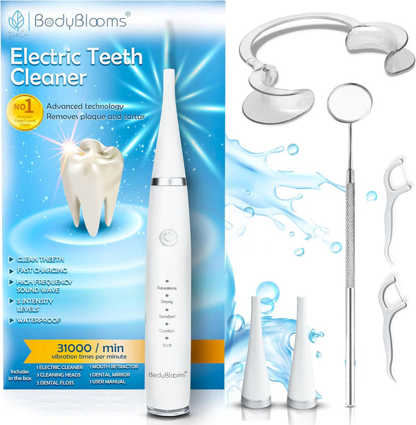 Plaque Remover for Teeth 5 Speeds| Tartar Remover for Teeth| Teeth Cleaning Tools| Tooth Cleaner Plaque Removal| Clean Mouth Every Day| Ideal for Teeth Cleaning Plaque Removal to Do at Home