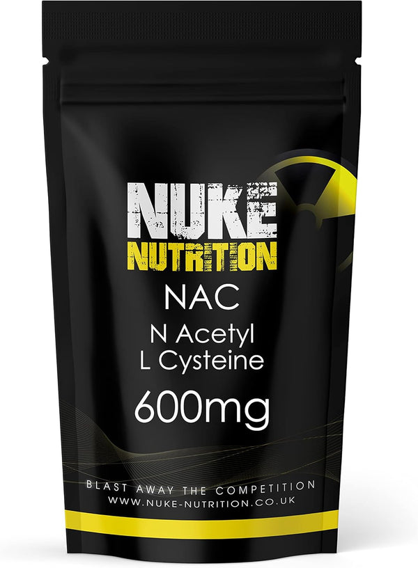 NAC Supplement 600Mg | High Strength NAC N-Acetyl-Cysteine 60 Vegan Capsules with High Bioavailability | Amino Acid N-Acetyl-Cysteine Nutritional Supplements | Manufactured in the UK
