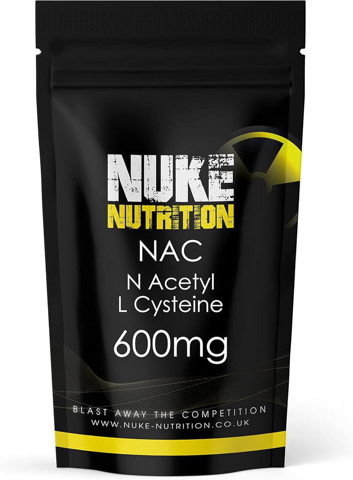 NAC Supplement 600Mg | High Strength NAC N-Acetyl-Cysteine 60 Vegan Capsules with High Bioavailability | Amino Acid N-Acetyl-Cysteine Nutritional Supplements | Manufactured in the UK