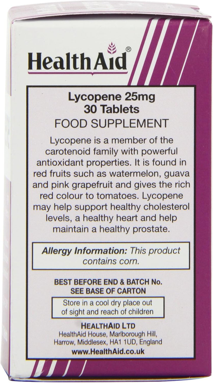 Lycopene 25Mg - 30 Tablets