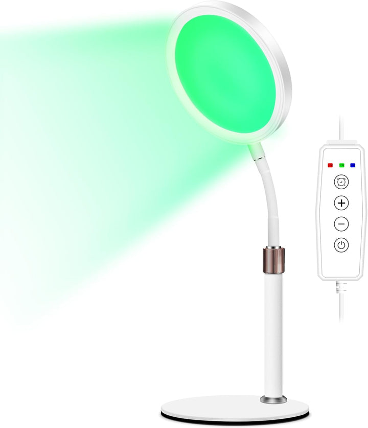 SAD Lamp, SAD Light Therapy Lamp, Uv-Free 10000 Lux Sun Lamp Therapy with 3 Light Colors & 9 Adjustable Brightness & 3 Timer for Lift Mood