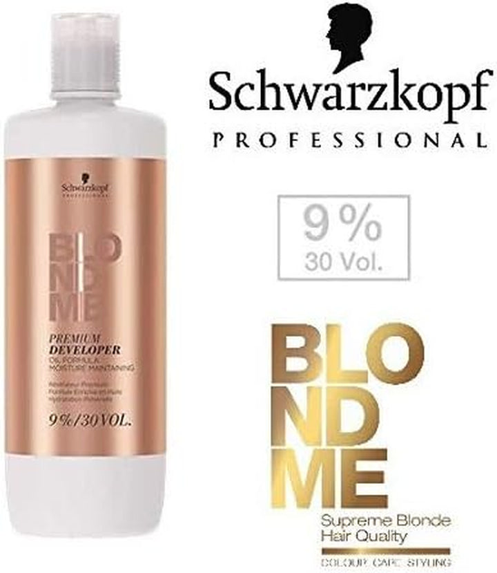 Blond Me Supreme Blonde Hair Quality Premium Care 9% 30 Vol Developer 1000Ml