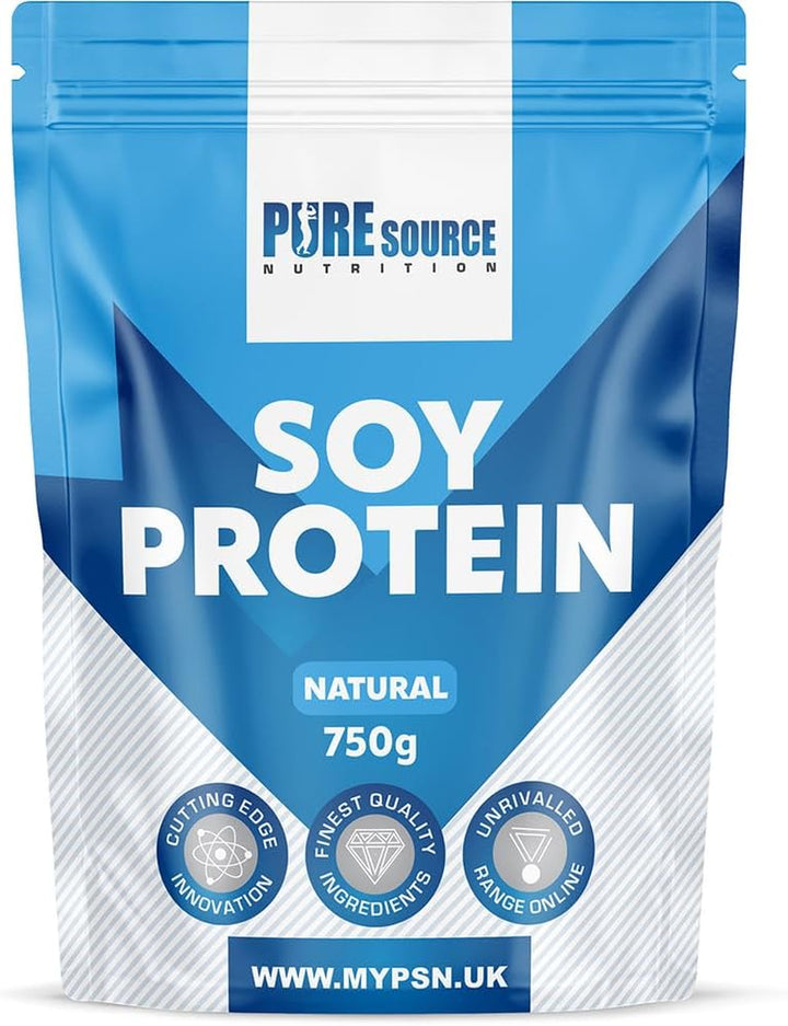 Soy Protein Isolate Powder (90% Protein) 1Kg Unflavoured SOYA Protein Vegan Powder for Superfood Supergreens Dairy Free Plant Based Protein (1Kg, Natural)