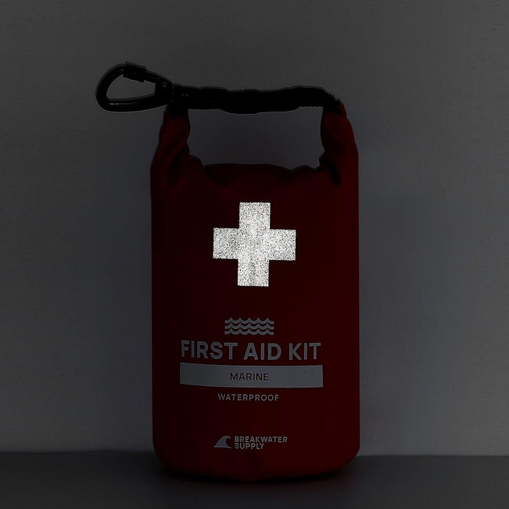 ™ Waterproof Marine First Aid Kit Boat Safety Tool Set, 100 Pieces AFAK Emergency Supplies in Dry Bag, IFAK Trauma Kit for Kayaking, Jet Skiing, Fishing, Surfing, Sailing