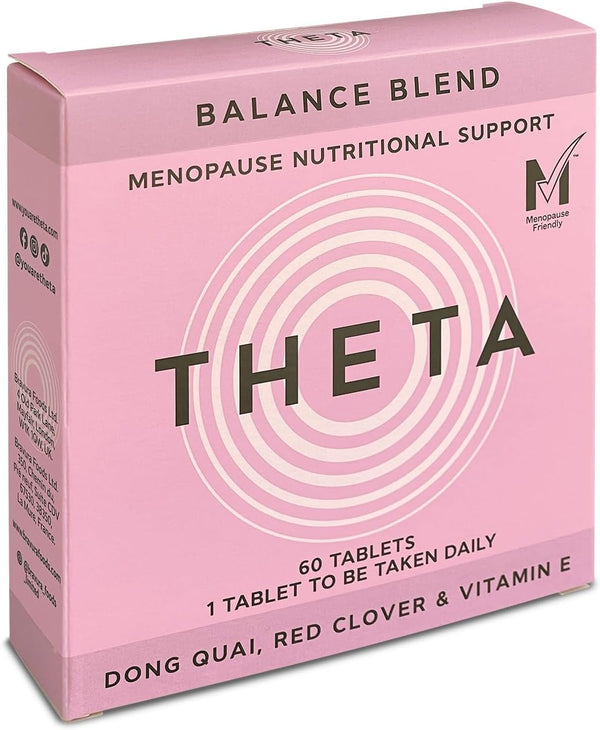 Balance Blend Menopause & Perimenopause Supplement for Symptom Relief | Specific Blend of Dong Quai, Red Clover & Vitamin E to Ease Hot Flushes, Night Sweats & More | 60 Mtick Certified Tablets