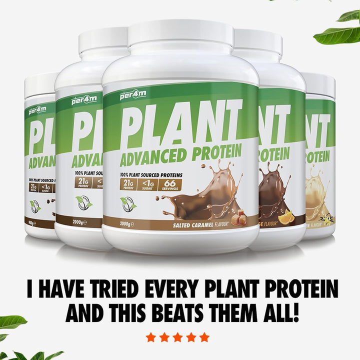 Plant Protein Matrix | 30 Servings of High Protein | Plant Shake with Amino Acids | for Optimal Nutrition When Training | Low Sugar Gym Supplements (Vanilla Creme, 900G)