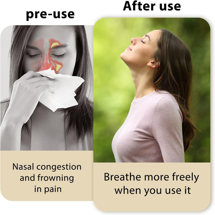 Red Light Nasal Therapy Device,Portable Infrared Light Therapy Instrument,Nasal Red Light Therapy Device,Red Light Nasal Therapy for Nose Nasal Clearing Device