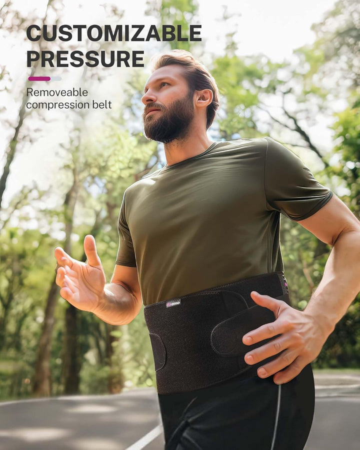 Umbilical Hernia Belt for Men and Women with Removable Pressure Pad, Ultra-Breathable Hernia Support for Abdominal Hernias, Incisional Hernias, Abdominal Surgeries, Postpartum Belly Band