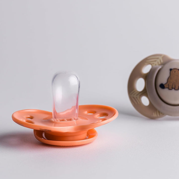 Fun Soothers, 6-18M, 6 Pack, Symmetrical Silicone Teat, Orthodontic Design, Bpa-Free Dummy, Breathable Air Holes