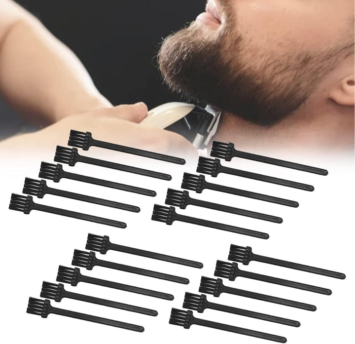 20 Pcs Electric Shaver Cleaning Brushes, Razors Brush Set, Trimmer Cleaner Brush with Long Handle for Computer Keyboard Shaver Appliance and More