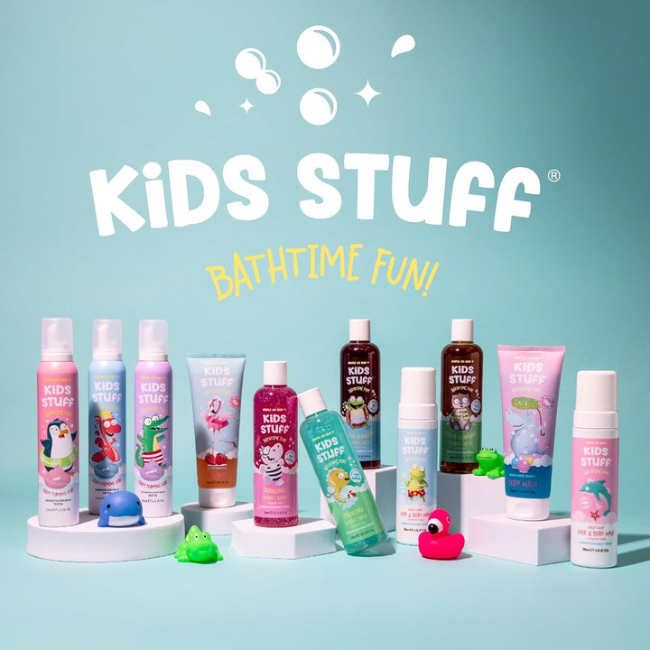 Pink Wacky Whip Foaming Hair & Body Wash with Strawberry Swirl Fragrance | Dermatologically Tested Kids Hair & Body Wash | Gently Cleanses Hair & Skin | Vegan | Cruelty Free | 200Ml