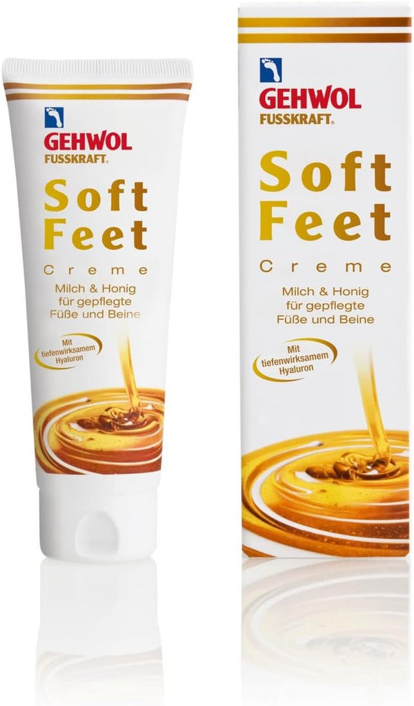 Fusskraft Soft Feet Cream 125Ml - Silky Smooth Feeling with Milk & Honey