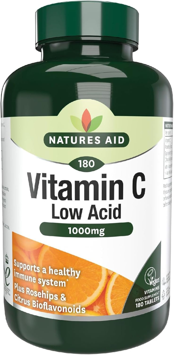 Vitamin C 1000Mg Time Release - High Strength with Bioflavonoids - Supports Immunity, Bones & Heart - Antioxidant - Vegan, Gluten-Free, Non-Gmo Supplement – 30 Tablets