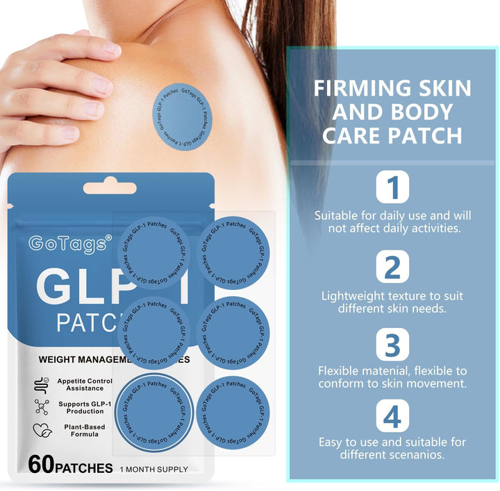 GLP-1 Weight Loss Patches,Slimming Fat Burning Patch, Weightless Healthy Shape Support for Belly & Waist, Gentle and Soothing
