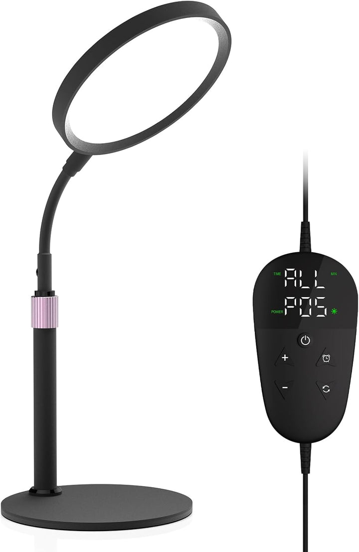 SAD Lamp, SAD Light Therapy Lamp, Uv-Free 10000 Lux Sun Lamp Therapy with 3 Light Colors & 9 Adjustable Brightness & 3 Timer for Lift Mood