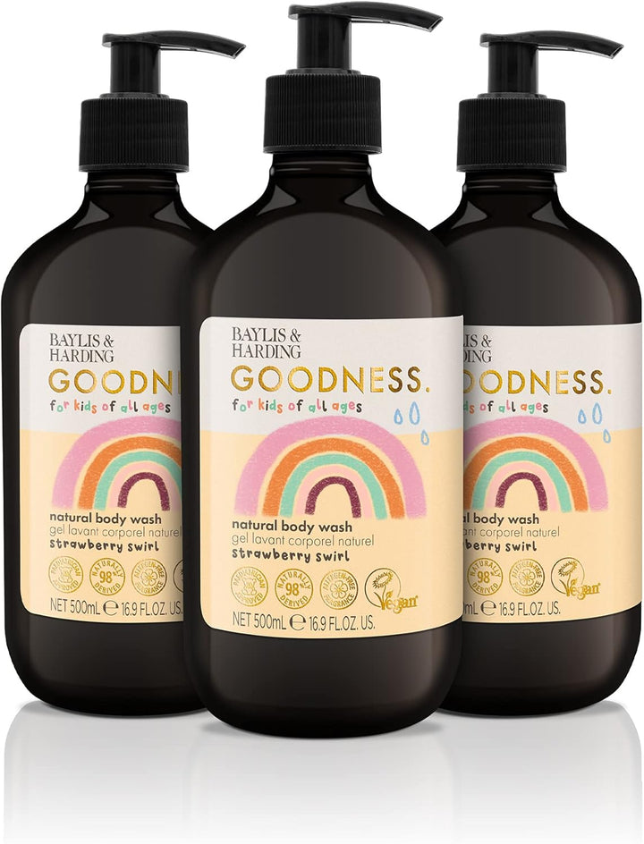 Goodness Kids Lavender & Vanilla Natural Bubble Bath, 500 Ml (Pack of 3) - Vegan Friendly