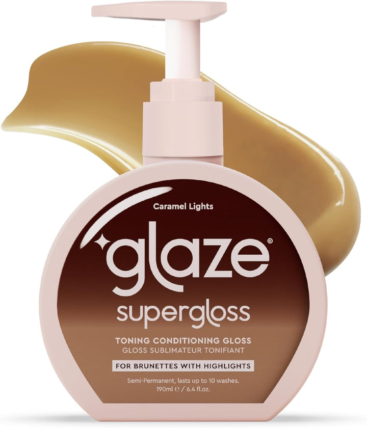 Supergloss Color Conditioning Gloss – Hydrating Semi-Permanent Color Hair Gloss & Shine Boost – Color Depositing Mask - Vegan, Cruelty-Free – 190Ml - Chocolate Gleam - Warm Medium Dark Brown