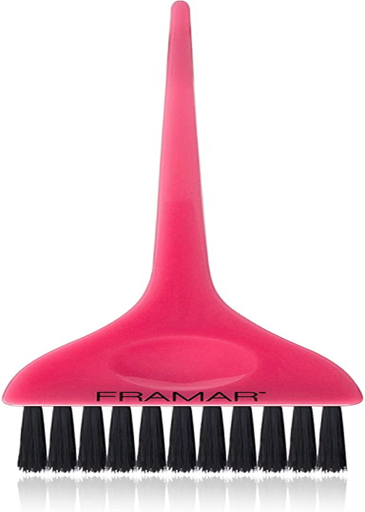 Classic Hair Dye Brush – Hair Colour Brush for Highlights Hair Dye Kit, Hair Tint Brush for Highlight Kit, Tinting Brush for Bleach Hair Dye, Hair Bleach Kit, Hair Colouring Brush – Pink