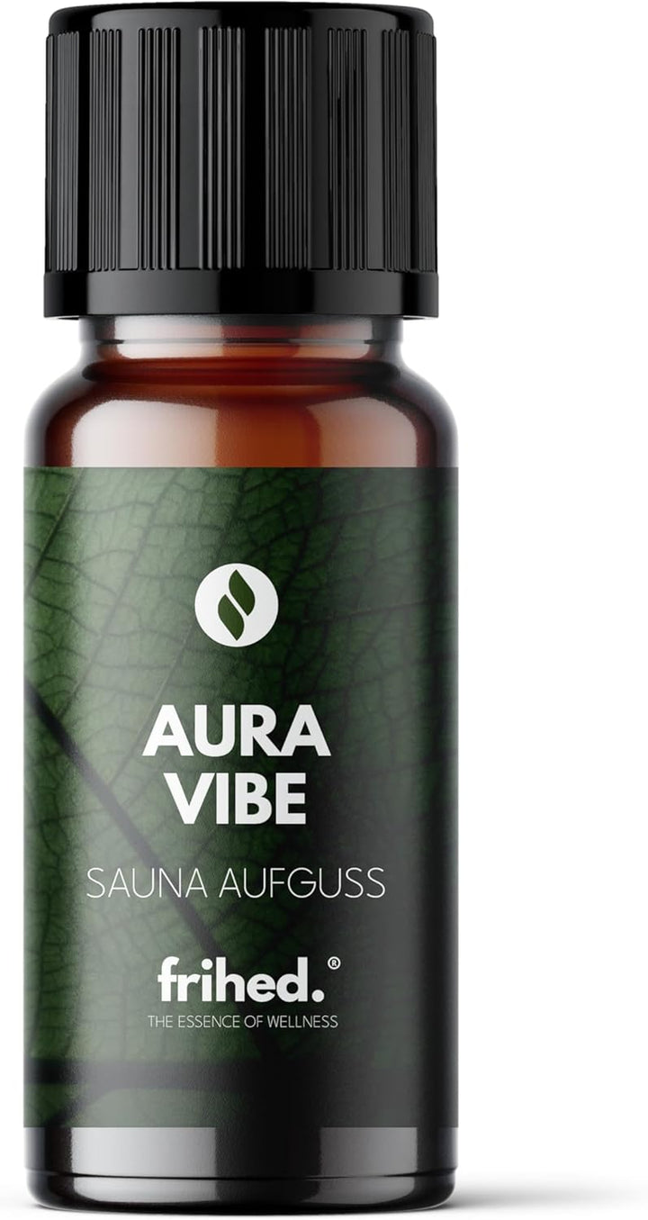 Frihed. Sauna Infusion Mini - Highly Concentrated Sauna Oil - Sample Size - Long-Lasting Fragrance - Made in Lüneburg - 10 Ml Glass Bottle (Pine, Mountain Pine, Eucalyptus)