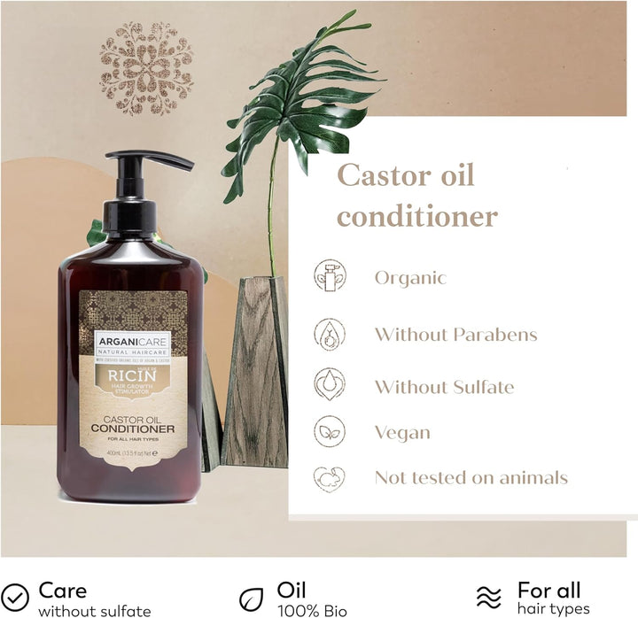 | Castor Range | RECONSTRUCTIVE CONDITIONER | Castor | Promotes Growth & Stimulates Growth | Ultra-Nourishing | High Hydration | All Hair Types | 400Ml