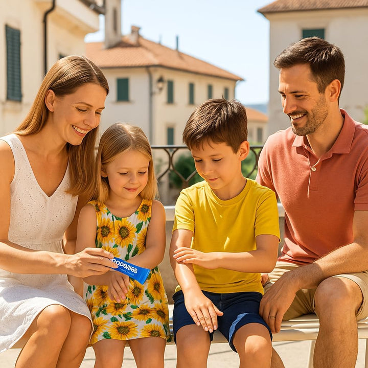 Pack of 5 Mosquito Repellent Cream for Travel & Holidays | Long-Lasting Insect Protection for Skin | Deet-Free | Fast Absorbing & Non-Greasy | Ideal for Outdoor Use, Camping, Hiking,