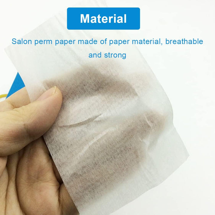Salon Perm Paper Hair Curling Paper Disposable Hot Cold Hair Curling Tissue for Hairdressing Styling Tools 350PCS, Perming End Papers