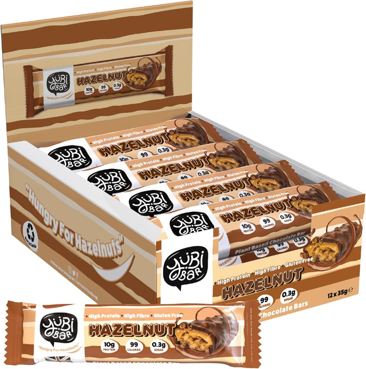 Yubi Mix Variety Box 12 Pack - Protein Bars - 99 Calories, High Protein, High Fibre, Low Sugar, Gluten Free and Dairy Free - Healthy Snacks/Nutrition Bar - Chocolate Bars - 420G