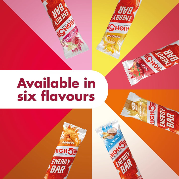 Energy Bars - High Carb Energy Bars for Running, Cycling & Hiking - Vegan Oat Bars with Real Fruits - Healthy Snacks for Adults - Snack Bars Multipack for Training & Racing (12X55G, Berry)