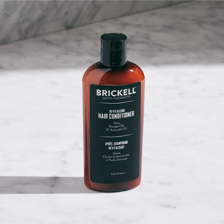 Brickell Men'S Revitalizing Hair Conditioner for Men, Natural and Organic Nourishing Hair Conditioner, Restores Shine and Moisture, 237 Ml, Scented