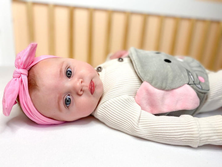 Baby Colic, Gas and Upset Stomach Relief – Belly Hugger – a Soothing Warmth Combined with Gentle Compression (Elephant)