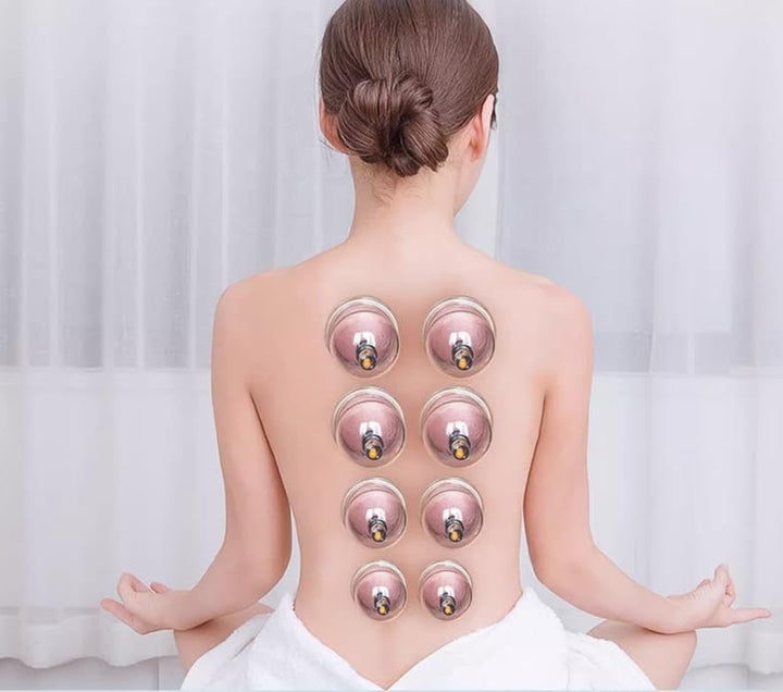 Cupping Therapy Set 20 Cups, Large Size V2.0 for Women Men Vacuum Cup for Body Muscle Back Pain Relief Massage Suck Cellulite Suction Device Cups Cupping Therapy Set