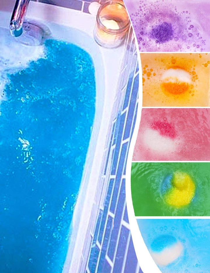 Bath Bombs, 12 Organic & Natural Handcrafted Bubble Bath Gift Set