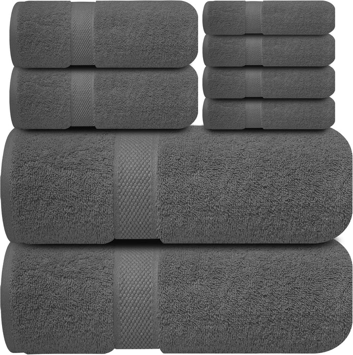- 12 Pack Face Cloths |30X30 Cm| 100% Cotton Wash Cloths - Ultra Soft & Highly Absorbent Fingertip Towels for Spa, Gym, Hotel & Bathroom |Eloquent Blue|