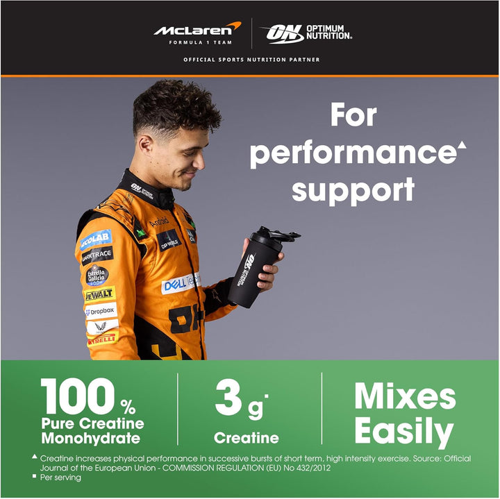 Micronised Creatine Powder, 100% Pure Creatine Monohydrate Powder for Performance and Muscle Power, Unflavoured Shake, 186 Servings, 634 G