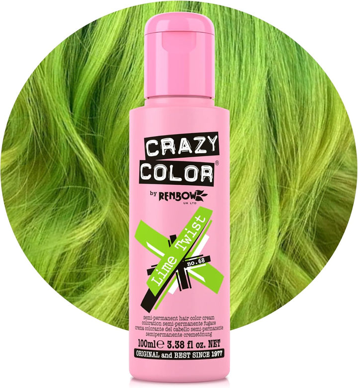 Vibrant Vermillion Red Semi-Permanent Hair Dye. Highly Pigmented Scarlet Red Conditioning & Oil Nourishing Vegan Formula | No Bleach or Ammonia | 100Ml