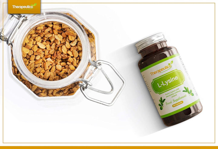 L-Lysine Capsules | Split Dose | 1000Mg Serving | Easy Swallow Capsules | 60 Vegan Capsules | UK Made | No Binders, Fillers, Additives