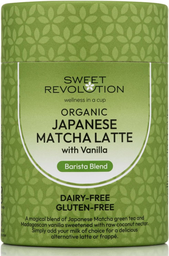 Organic Chai Latte with Reishi Barista Blend (1 X 100G) Tub. Caffeine Free, Gluten Free, Dairy Free, Refined Sugar-Free.