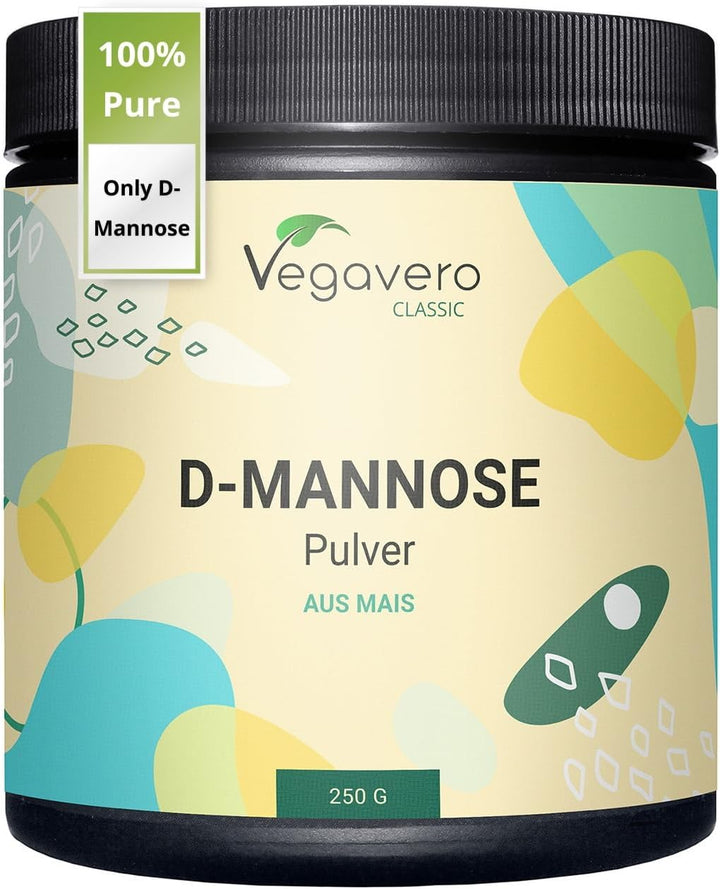 Pure D-Mannose Powder 250 G | 4 Months’ Supply | 2000 Mg per Day | NO Additives | 100% Naturally Sourced | Urinary Tract Infection | Vegan