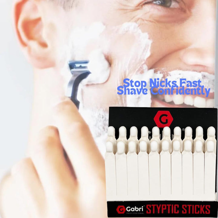 Styptic Pencil Sticks 20Pcs for Aftershaving, Alum Stone Matches, Traditional Sticks, Ideal for Salons, Barbers, Hairdressers and Personal Use