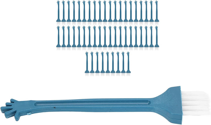 50Pcs Shaver Brush, Soft Bristles Electric Shaver Cleaning Brush Replacement with PP Handle, for Small Household Appliances Computer Accessories