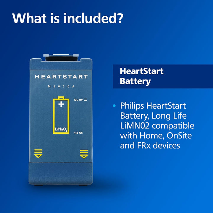 Philips  Hs1/Frx Defibrillator Replacement Battery, M5070A