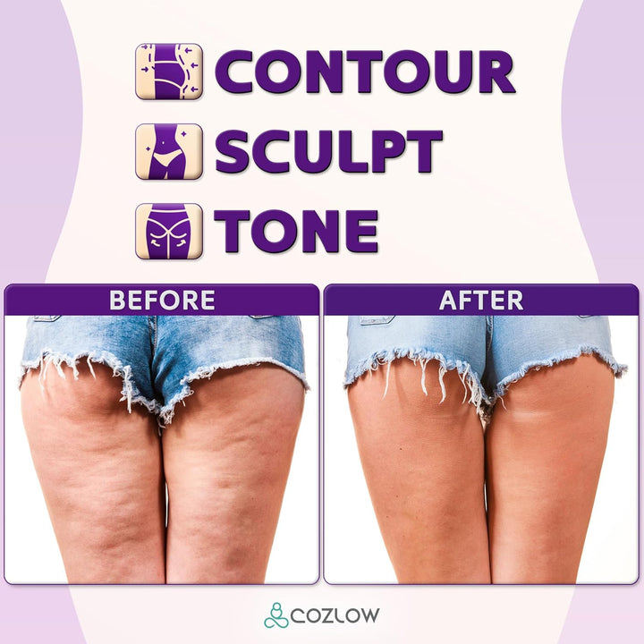 Wooden Massage Roller Stick - 12 Rollers - Curved Wood Therapy Massage Tool for Body Sculpting, Fascia Release and Lymphatic Drainage - by