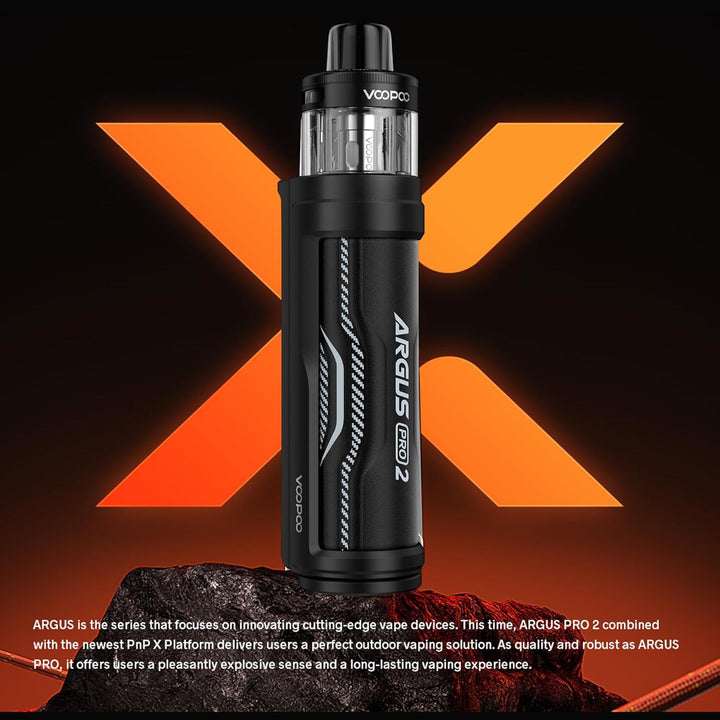 ARGUS PRO 2 Kit 80W Pod Mod Built in 3000Mah Battery with PNP-X Cartridge Electronic Cigarette Vape (No Nicotine, No E Liquid) (Lack Blue)