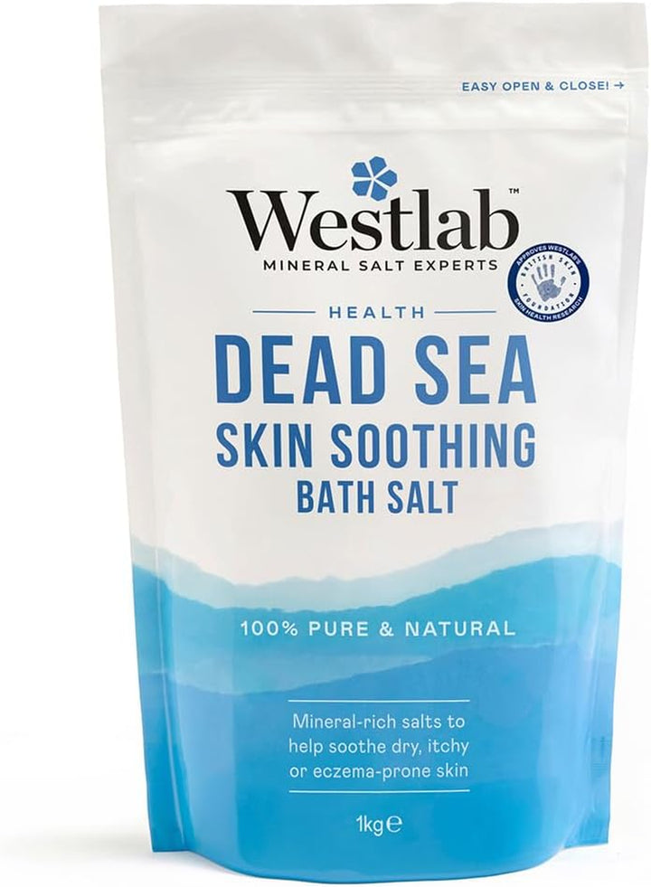 Pure Mineral Bathing Dead Sea Salt, 1Kg (Packaging May Vary)