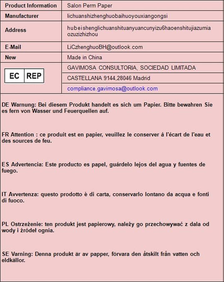 Salon Perm Paper Hair Curling Paper Disposable Hot Cold Hair Curling Tissue for Hairdressing Styling Tools 350PCS, Perming End Papers