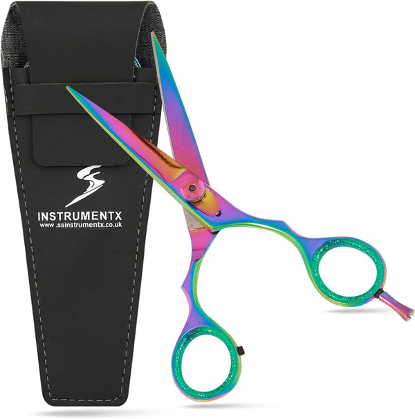 Titanium Hair Scissors, Barber Salon Scissors 5.5" (14Cm)