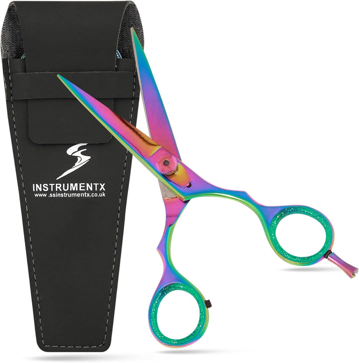 Titanium Hair Scissors, Barber Salon Scissors 5.5" (14Cm)