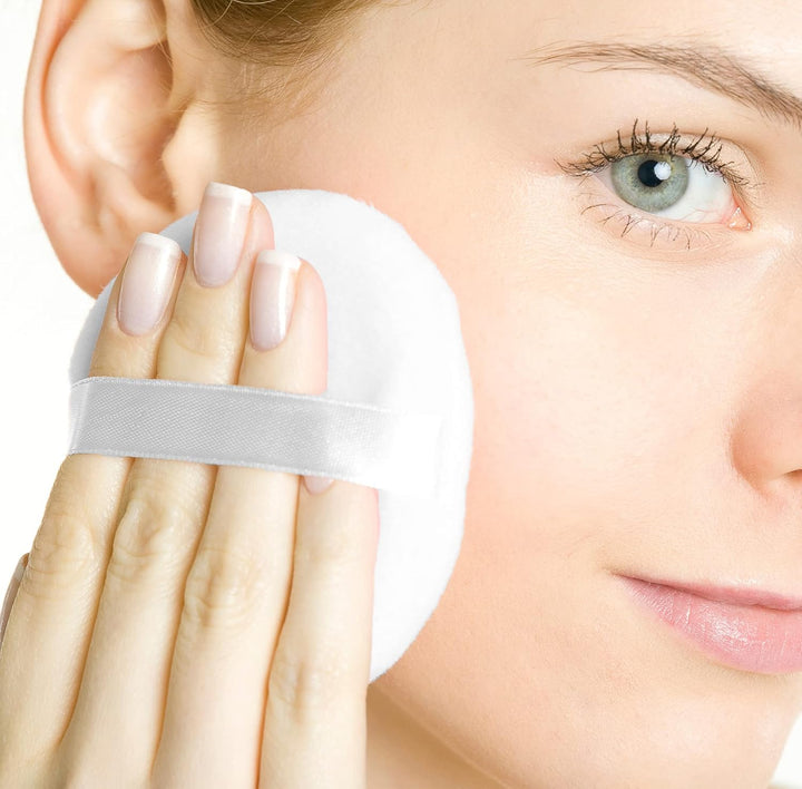 1 Pack Body Powder for Women with Puff, 100% Talc-Free, Elegant Rose Petals Scented Dust, after Bath for Soft Skin, Extra Large,(5Oz)