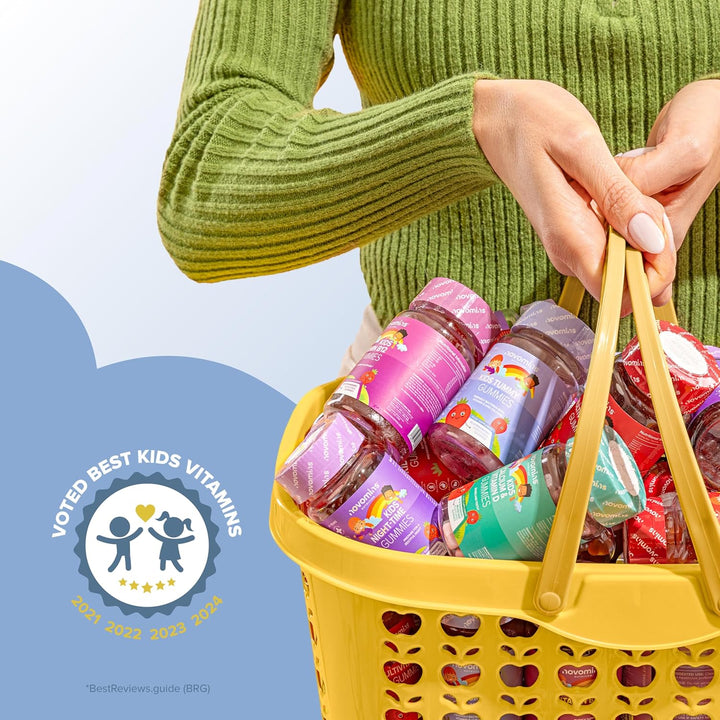 Kids Probiotic Gummies - 2 Billion Probiotics - 1 Month Supply - Kids Tummy Gummies - Includes Vitamin D & Calcium for Childrens Gut Health - Vegetarian Formula - 30 Gummies - by