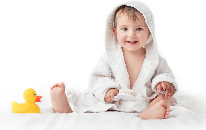 Baby Washing Bowl for Changing Table, 3 Chambers, with Practical Accessories, for Easy Baby Washing from 0 Months, White, Oval, Brand: